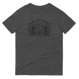 Grey t-shirt with design of two black bears holding a huge grain of hops. "Asheville, North Carolina"