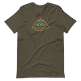 Dark asheville t-shirt with AVL logo. So unbelievably cool.