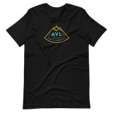 Dark asheville t-shirt with AVL logo. So unbelievably cool.