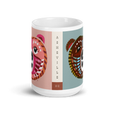 Bears Everywheres White glossy mug