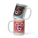 Bears Everywheres White glossy mug