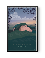 Poster of Looking Glass Rock illustration